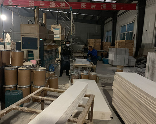 木質防火門門芯填充