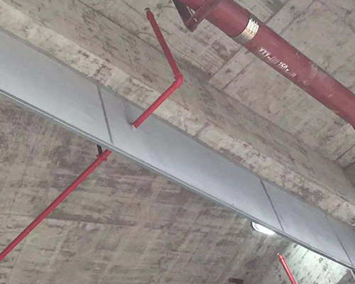 無機布擋煙垂壁