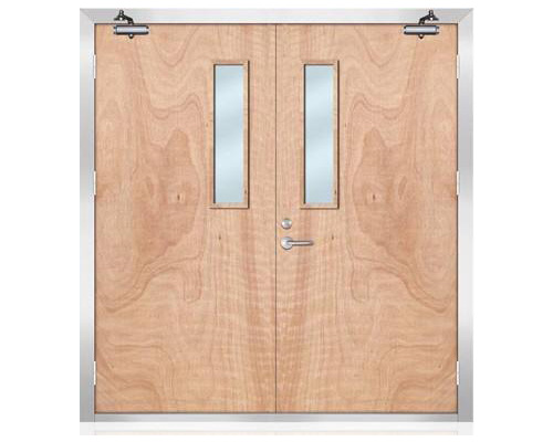 鋼木質隔熱防火門