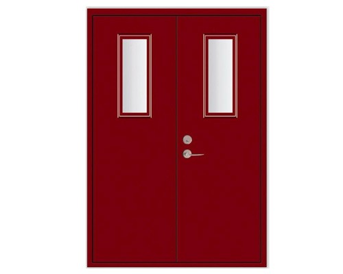 鋼質對開防火門