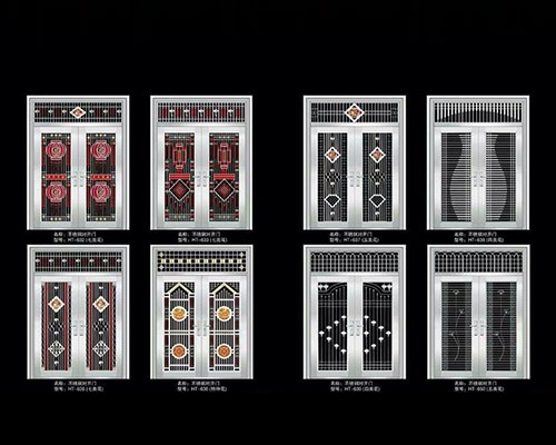 不銹鋼非標門款式