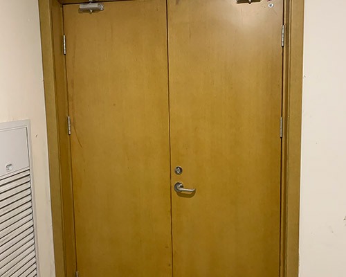 烤漆木質防火門