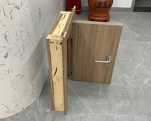 套裝木質防火門樣品