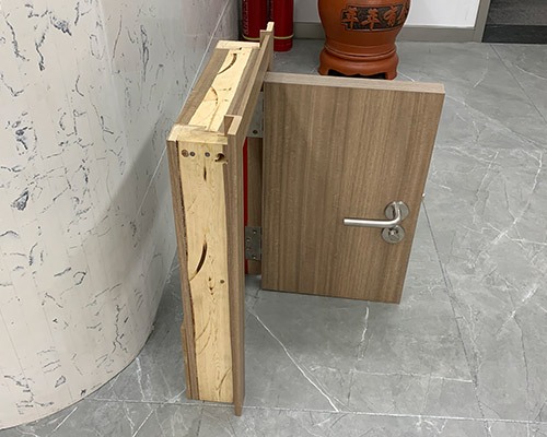 套裝木質防火門樣品